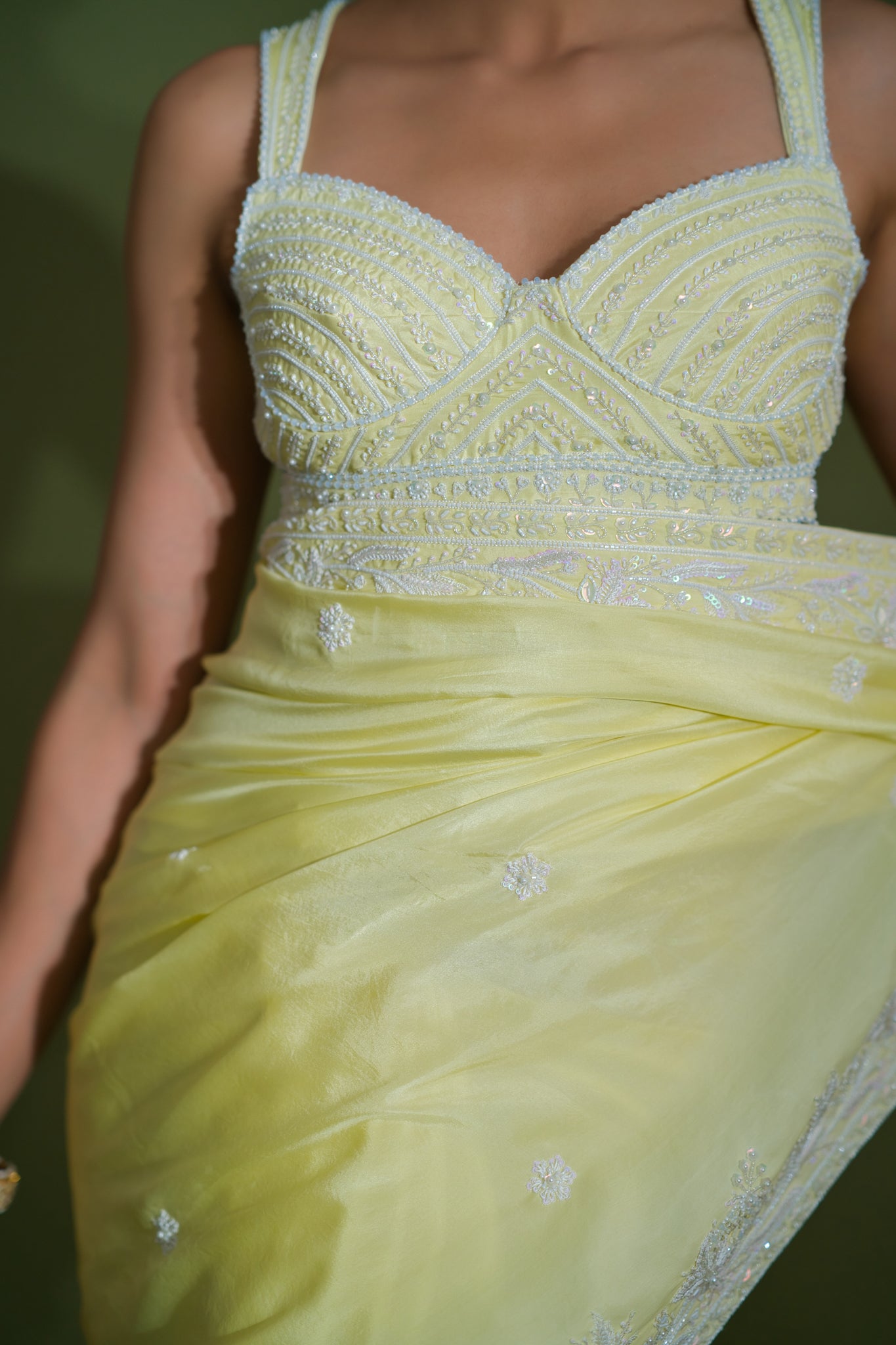 Candy Yellow Saree