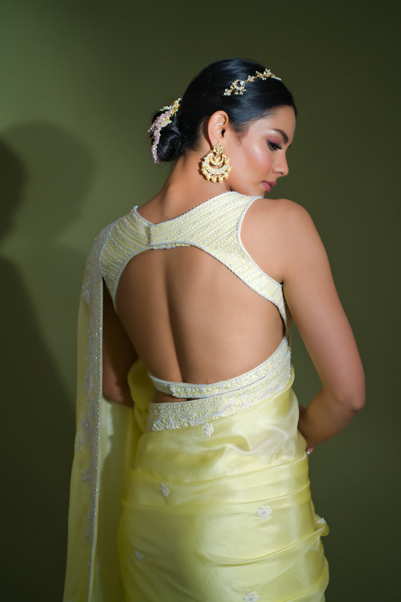 Candy Yellow Saree