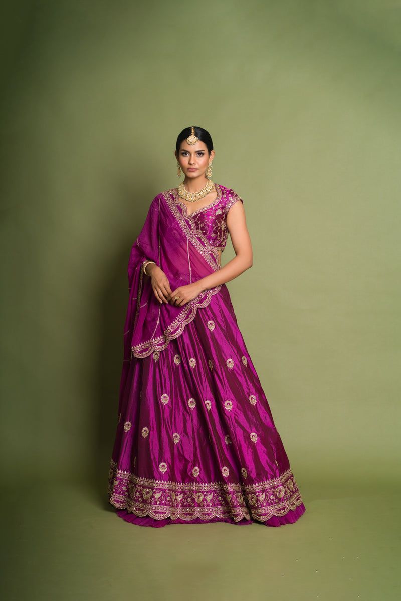 Inayat- Purpel Lehnga