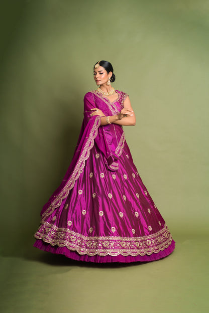 Inayat- Purpel Lehnga