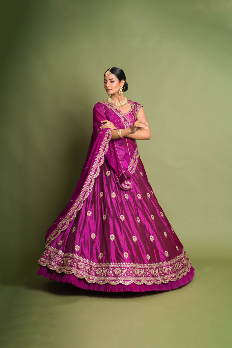 Inayat- Purpel Lehnga
