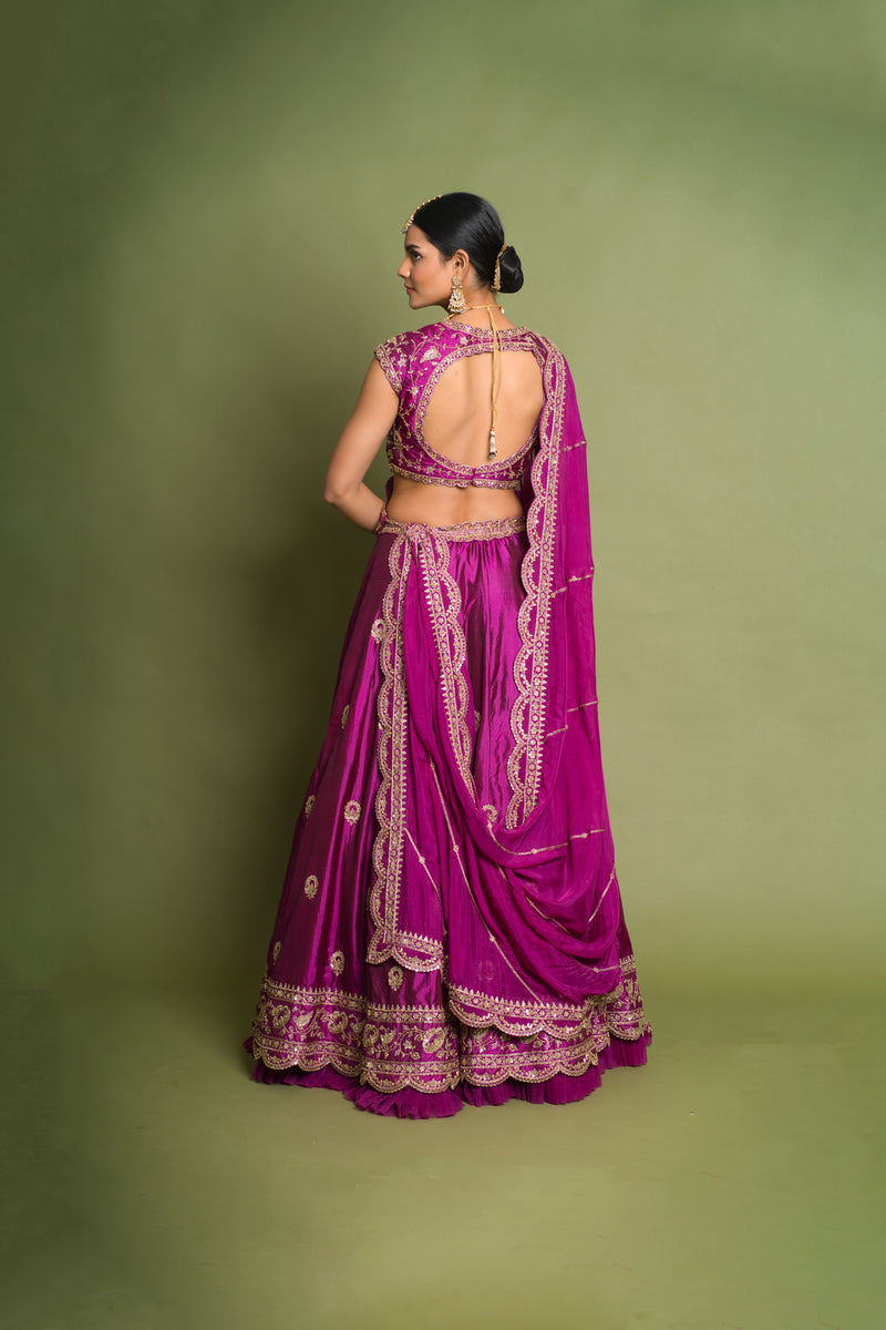 Inayat- Purpel Lehnga
