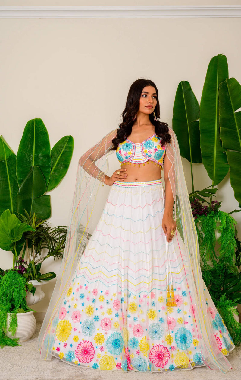 Snow White Lehenga