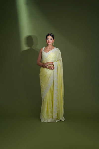 Candy Yellow Saree