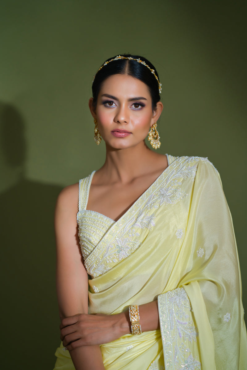 Candy Yellow Saree
