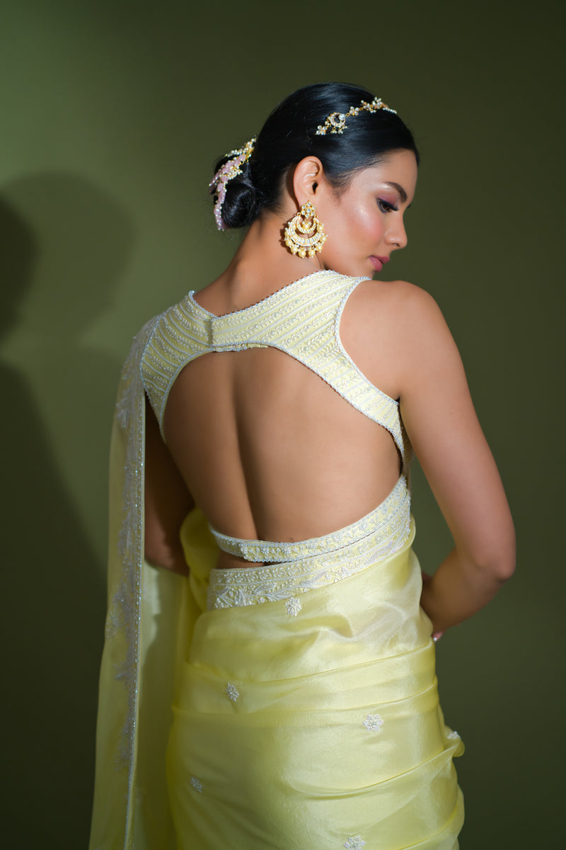 Candy Yellow Saree