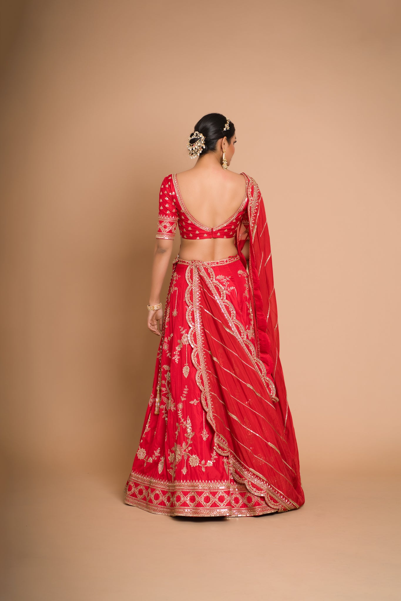 Khwabee- Red Lehnga Set