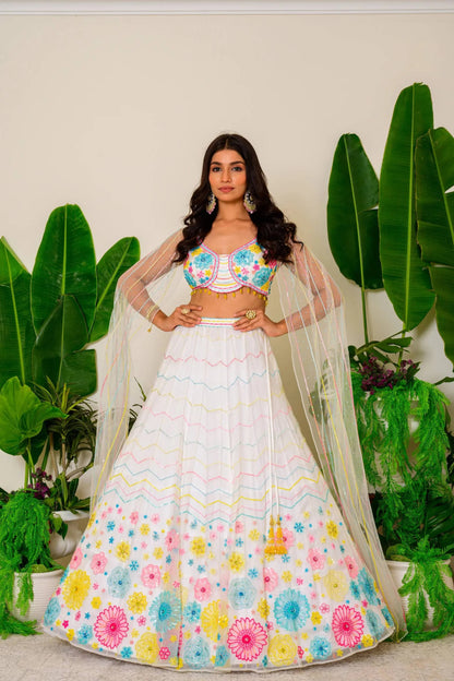 Snow White Lehenga