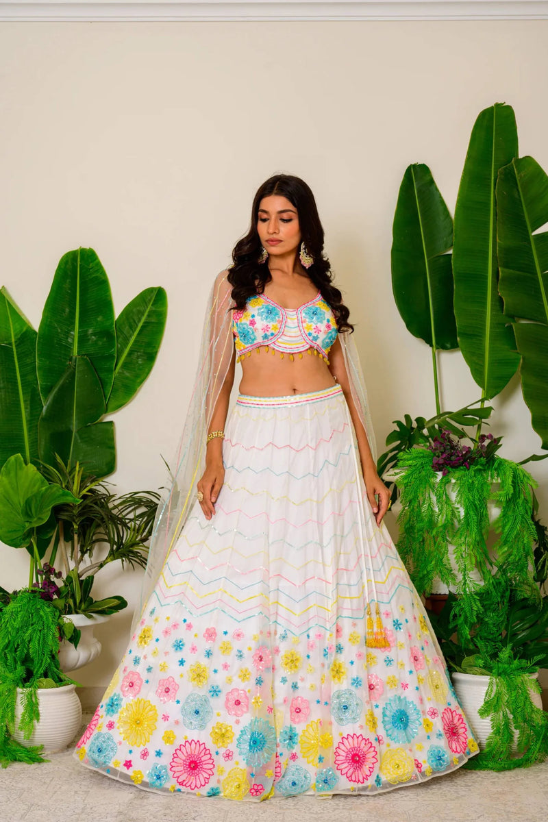 Snow White Lehenga